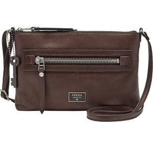 NEW Leather Fossil Crossbody Bag 💕